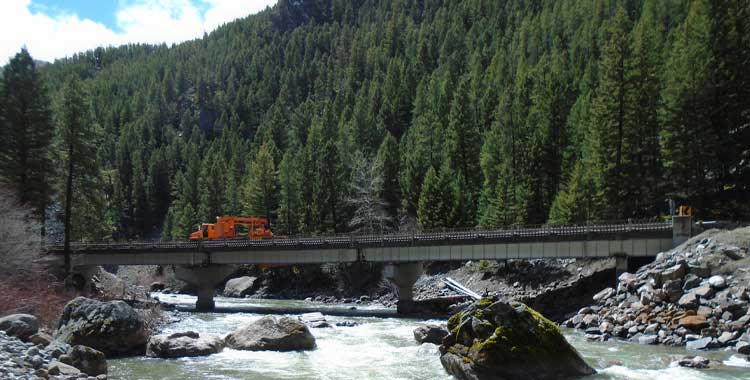 US 191 bridge over the Gallatin River