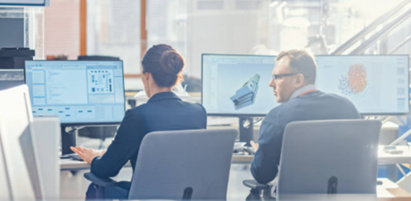 people sitting at computers