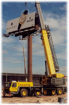 removing a billboard sign