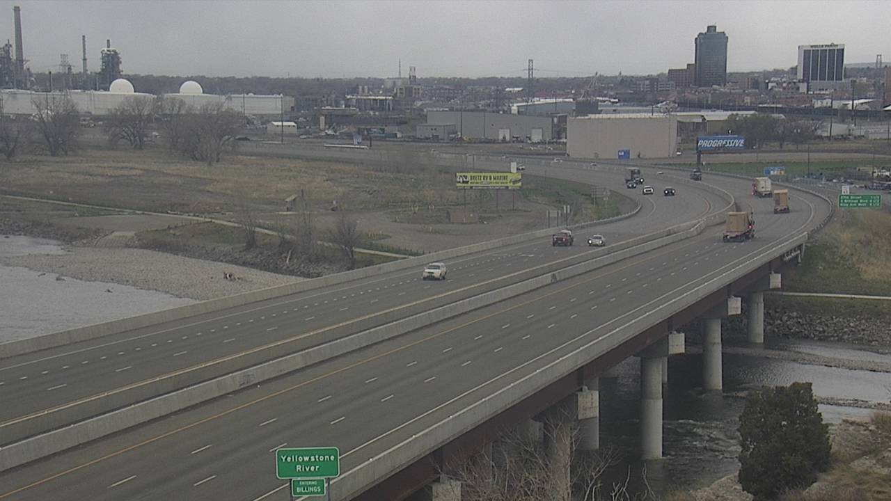 Yellowstone River Bridge - Bridge West Elev 3194