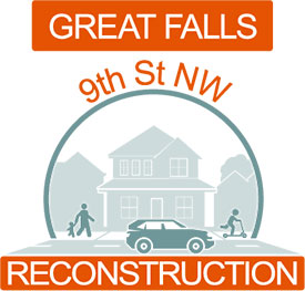 9th Street NW Reconstruction logo