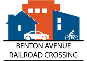Benton Avenue Railroad Crossing logo