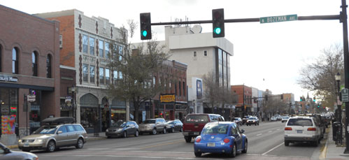 photo of busy Bozeman Avenue