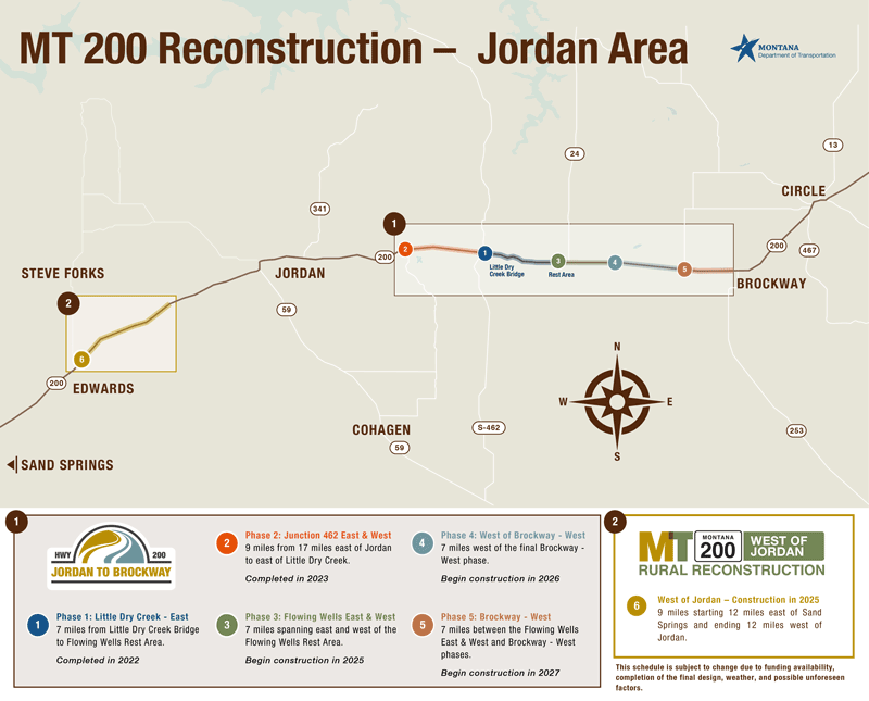 Little Dry Creek project map