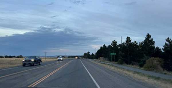 Montana Highway 3 Billings Corridor Study image of cars passing on a highway