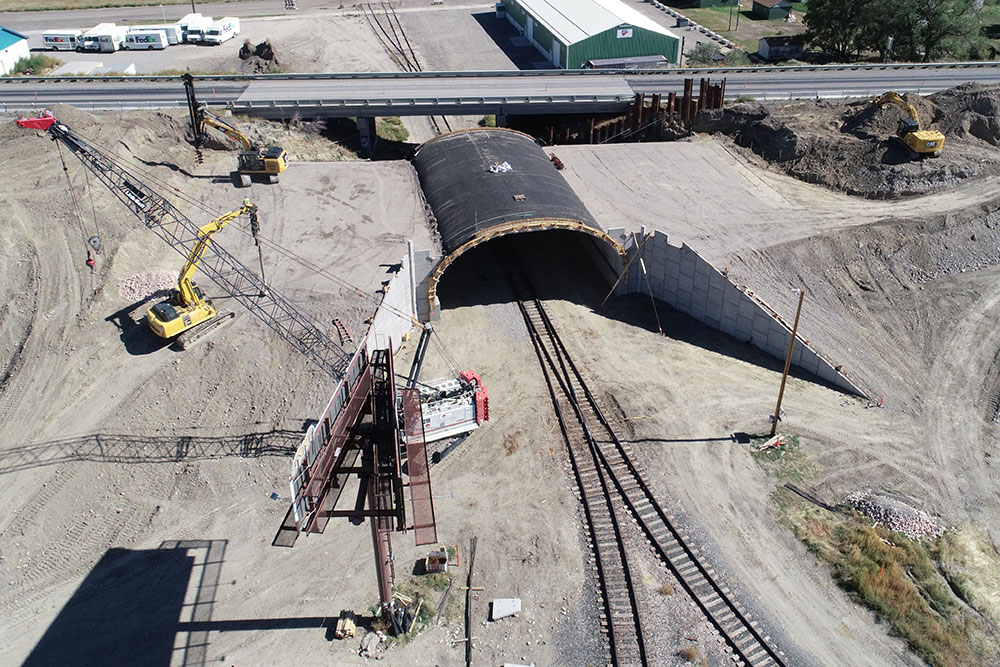 Westbound Talen Energy Rail Spur Structure – Nearly Finished! 