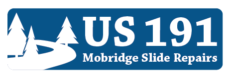 US 191 – Mobridge Slide Repairs logo