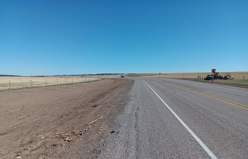 MT 200 Curve Widening road view 1