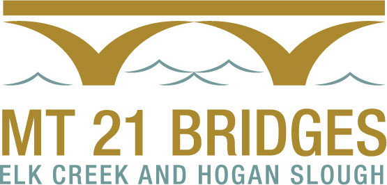 MT 21 Bridges - Elk Creek and Hogan Slough logo
