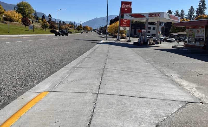 The project also improved approaches at multiple locations, including Feed & Fuel Conoco, Town Pump, the Whitefish Credit Union Thompson Falls Branch exit, and the Thompson Falls post office entrance.