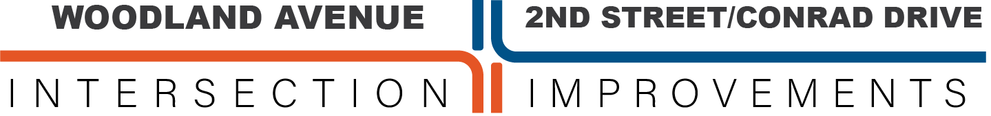Woodland and 2nd Street/Conrad Drive Intersection Improvements logo